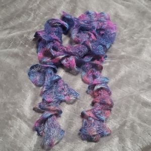 Purple and pink scarf